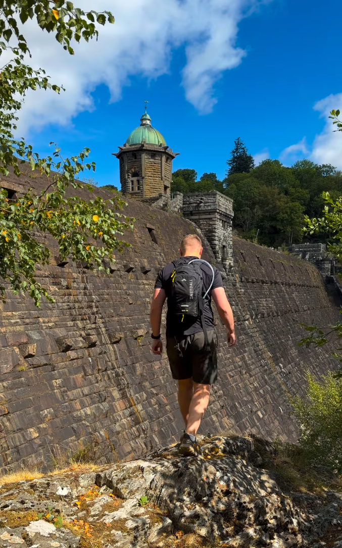 Dan walking at Elan Valley